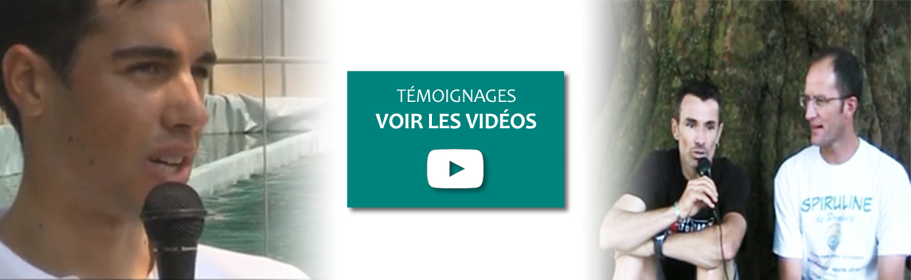Vidéos témoignages de nos consommateurs de Spiruline de Provence