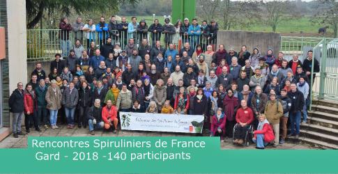 Spiruliniers de France - Rencontres 2018